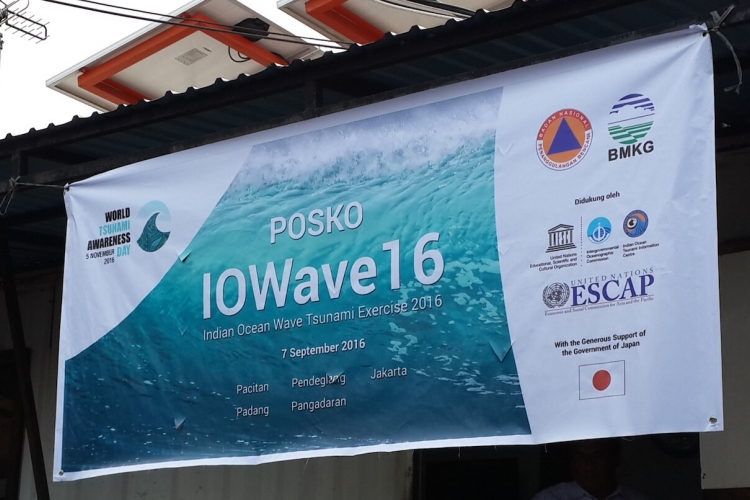 IOWave16 Tsunami Exercise in Indonesia
